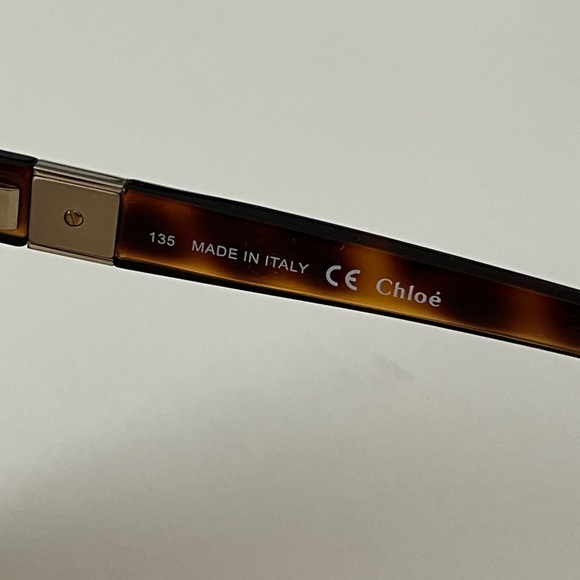Chloe Cat Eye Sunglasses Tortoise Shell Color BRAND NEW - Picture 7 of 8